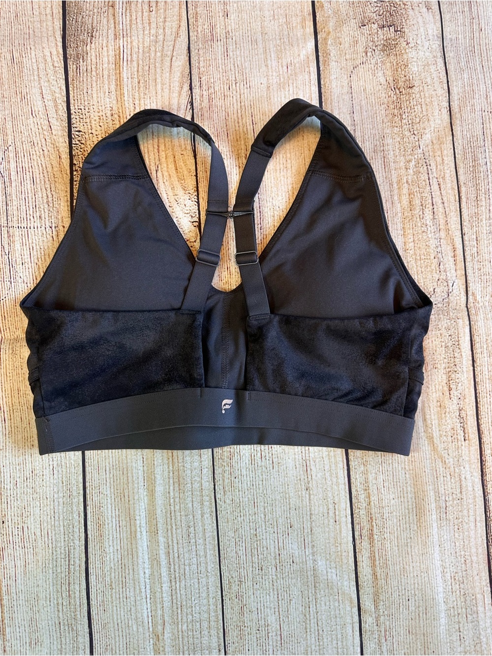 Fabletics All Day Every Day Low Impact Bra Onyx Smudge M - Picture 2 of 4
